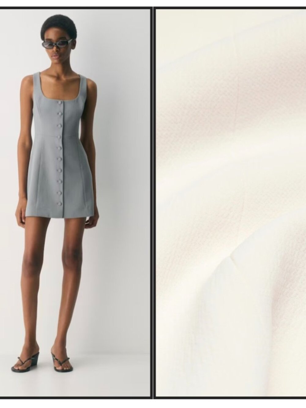 NWT Aritzia EAVE Dress - Crepette - Light Birch